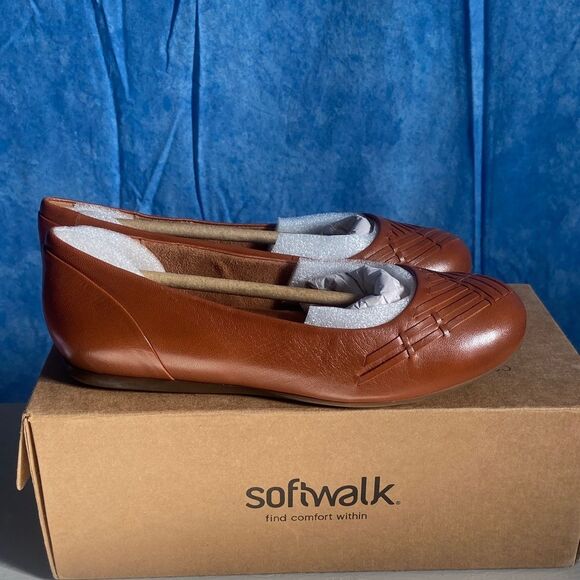 SoftWalk Women's Tan Loafers, sz 6w, 7C-128S006 - Picture 2 of 4
